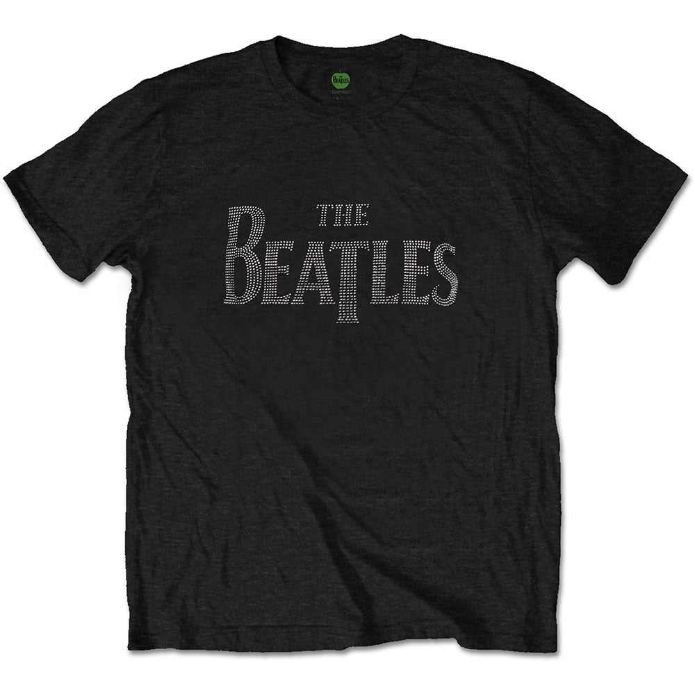 The Beatles Unisex T-Shirt: Drop T Logo (Diamante)