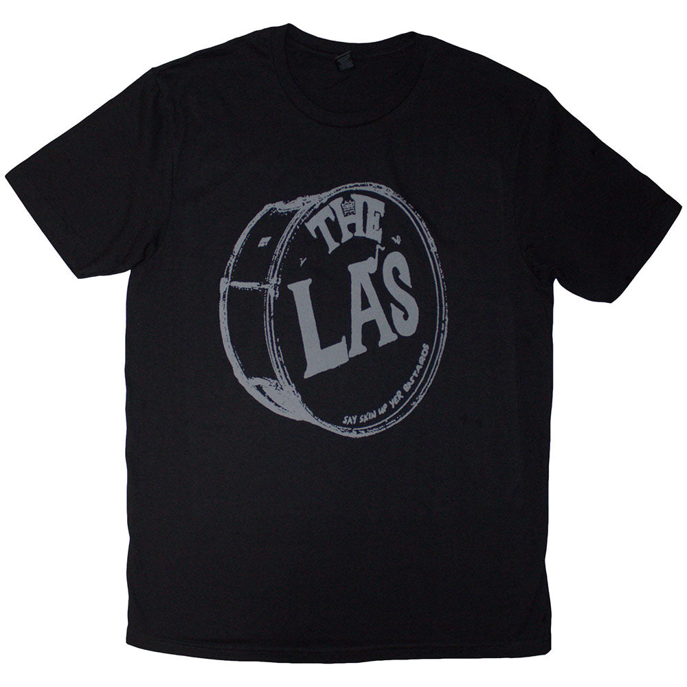 The LA's Unisex T-Shirt: Grey Drum Head Logo (Black)