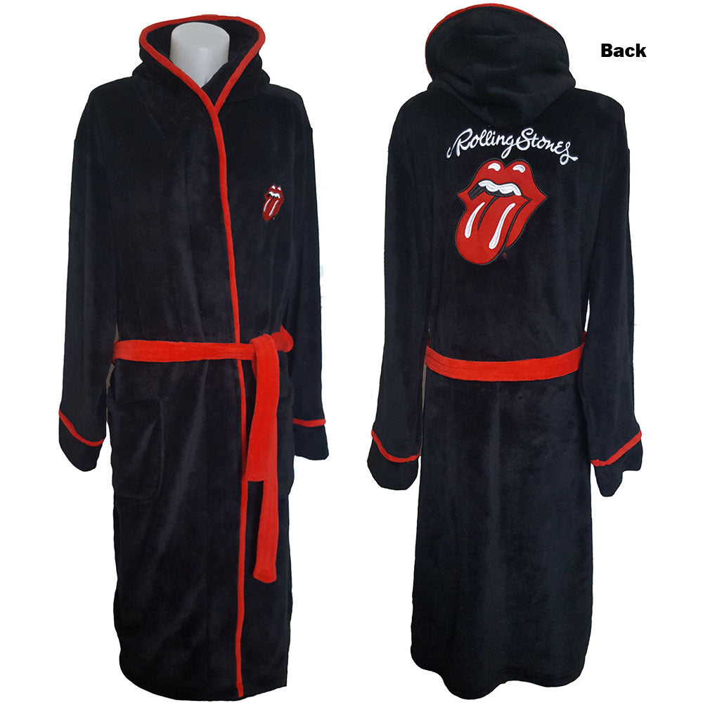 The Rolling Stones Unisex Bathrobe: Classic Tongue