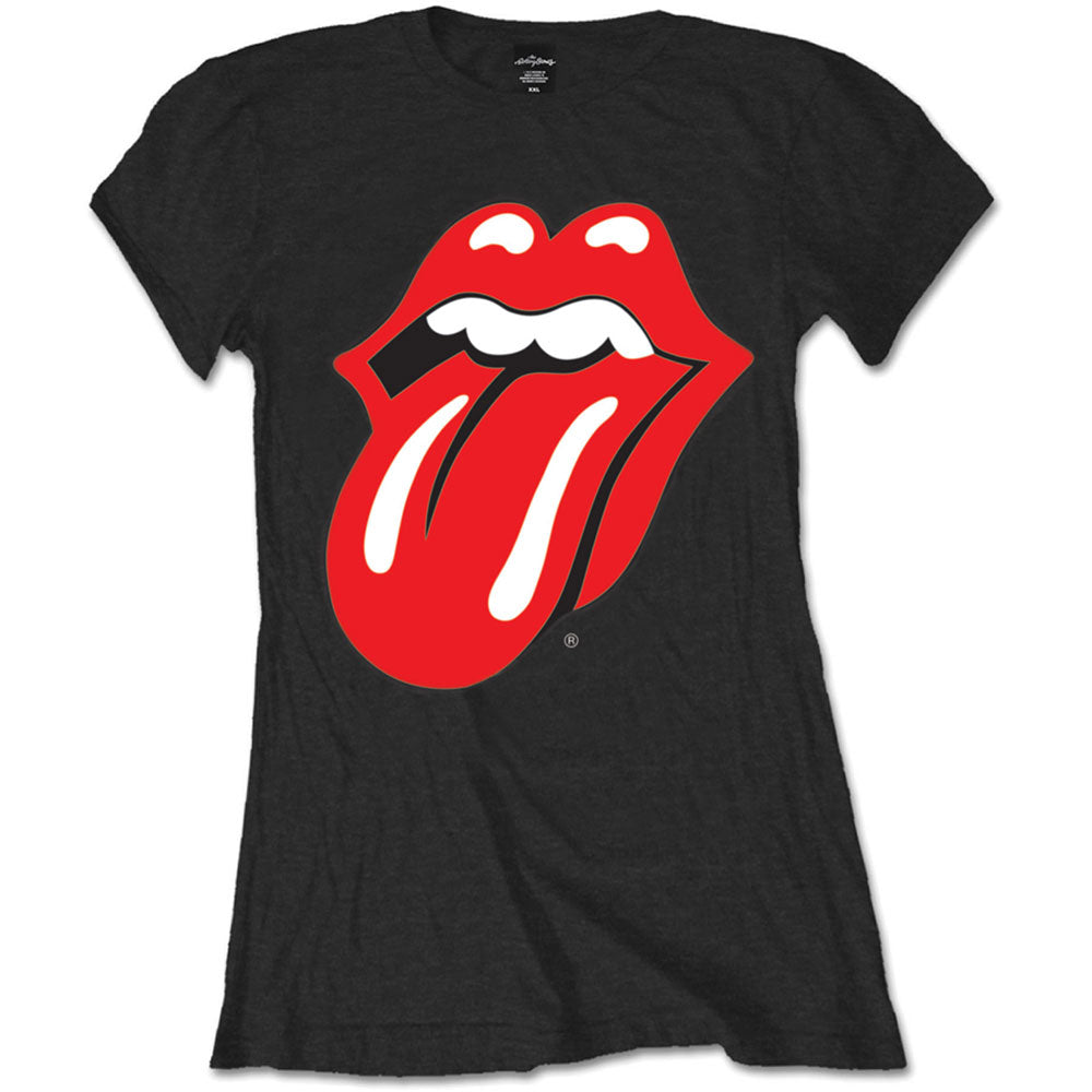 The Rolling Stones Ladies T-Shirt: Classic Tongue (Retail Pack)