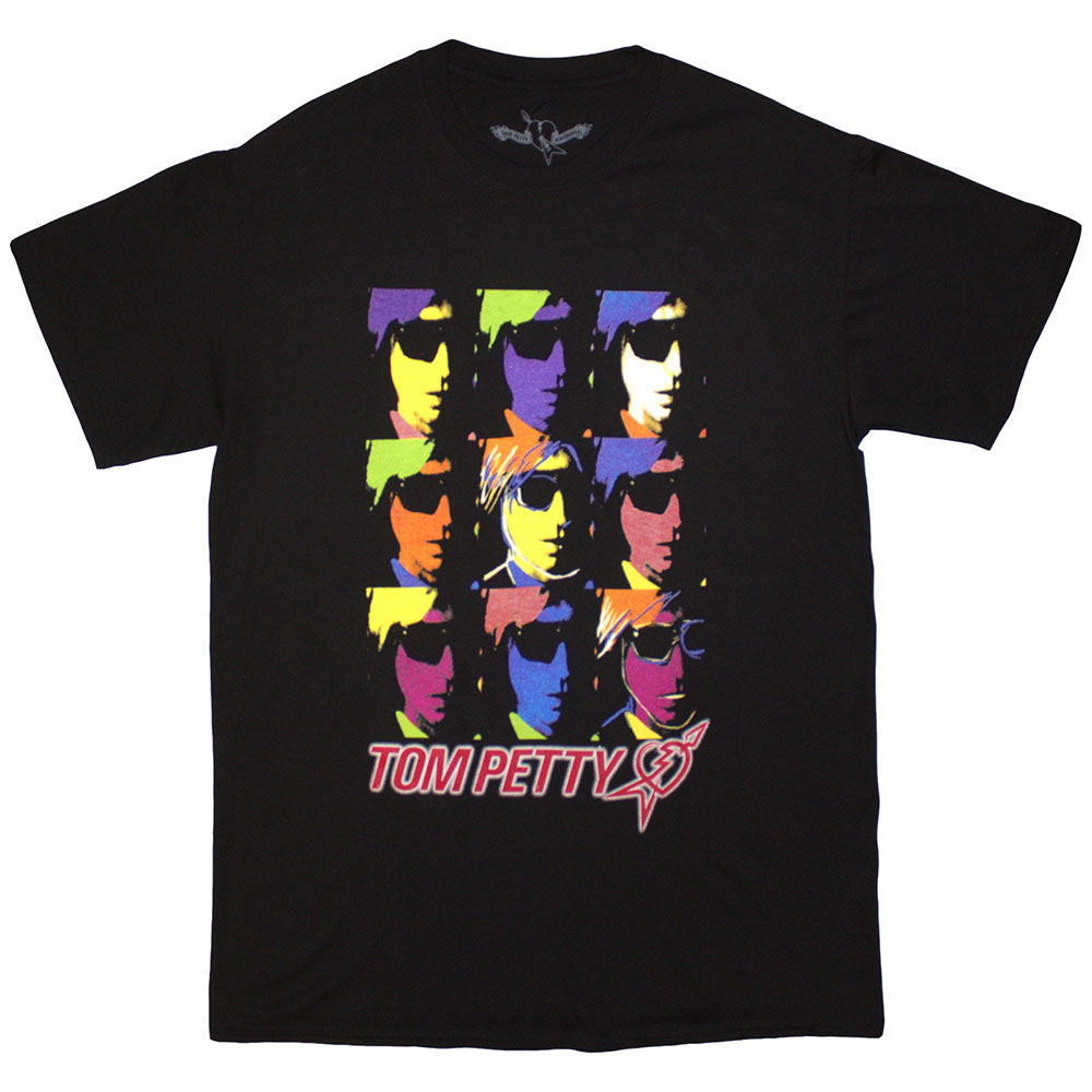 Tom Petty & The Heartbreakers Unisex T-Shirt: Nine Toms (Black)