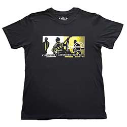 U2 Unisex T-Shirt: I+E Tour 2015 Band Silhouettes (Back Print) (Ex-Tour)