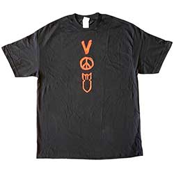 U2 Unisex T-Shirt: Vertigo Tour 2005 Symbols (Back Print) (Ex-Tour