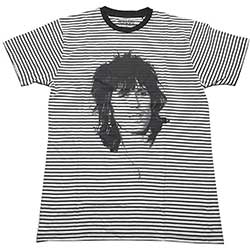 The Rolling Stones Unisex T-Shirt: Keith (Striped)