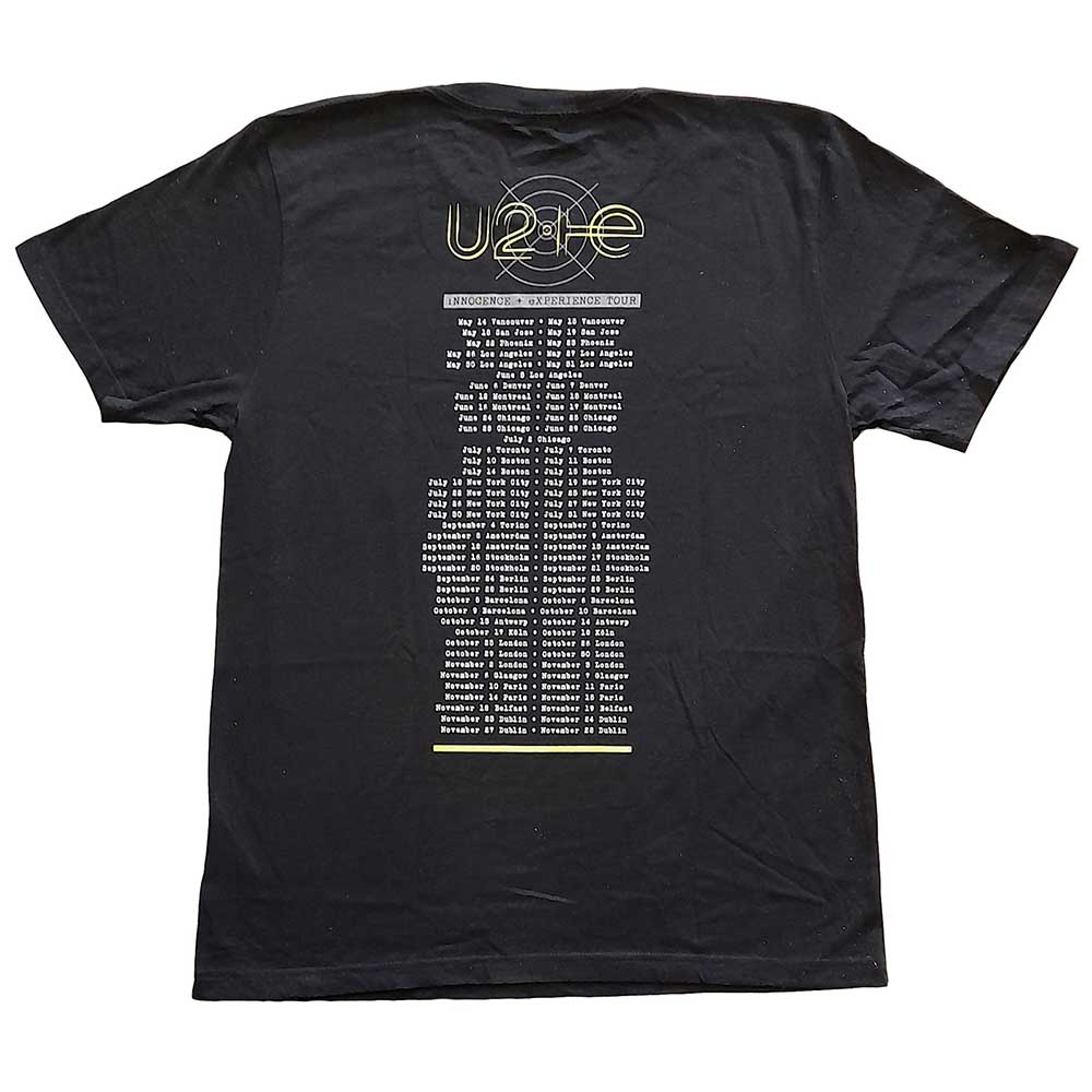 U2 Unisex T-Shirt: Stage Photo (Back Print)