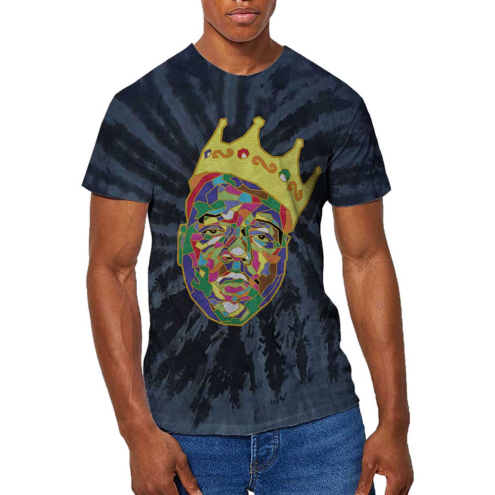 Biggie Smalls Unisex T-Shirt: Crown (Wash Collection)