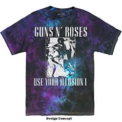 Guns N' Roses Unisex T-Shirt: Use Your Illusion Monochrome (Wash Collection)