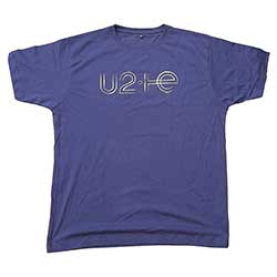U2 Unisex T-Shirt: I+E 2015 Tour Dates (Back Print) (Ex-Tour) (XX-Large)
