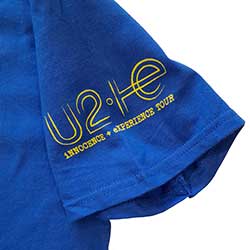 U2 Unisex T-Shirt: Stardes (Sleeve Print) (Ex-Tour)