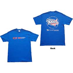 U2 Unisex T-Shirt: Superbowl XXXVI (Back Print) (Ex-Tour) (Medium)