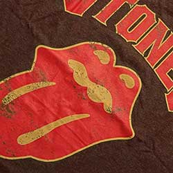 The Rolling Stones Unisex T-Shirt: Gothic Text