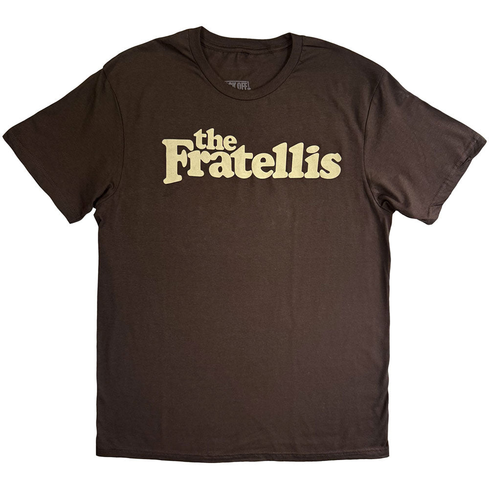 The Fratellis Unisex T-Shirt: Classic Logo (Brown)