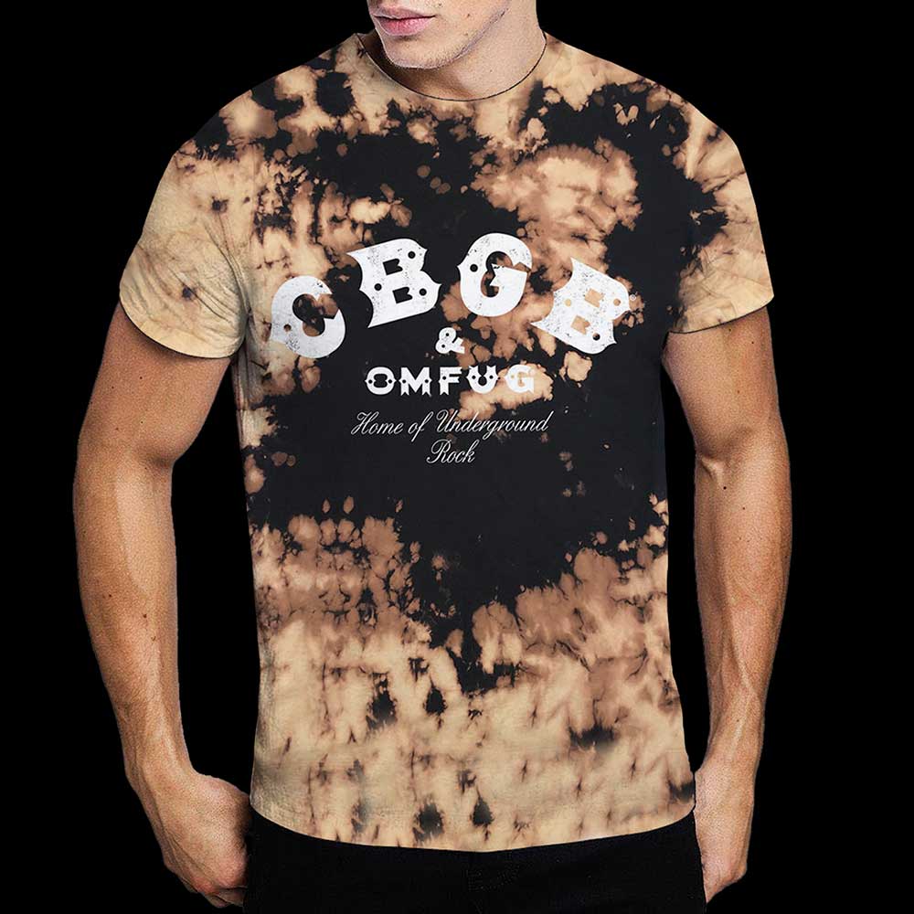 CBGB Unisex T-Shirt: Classic Logo (Wash Collection)