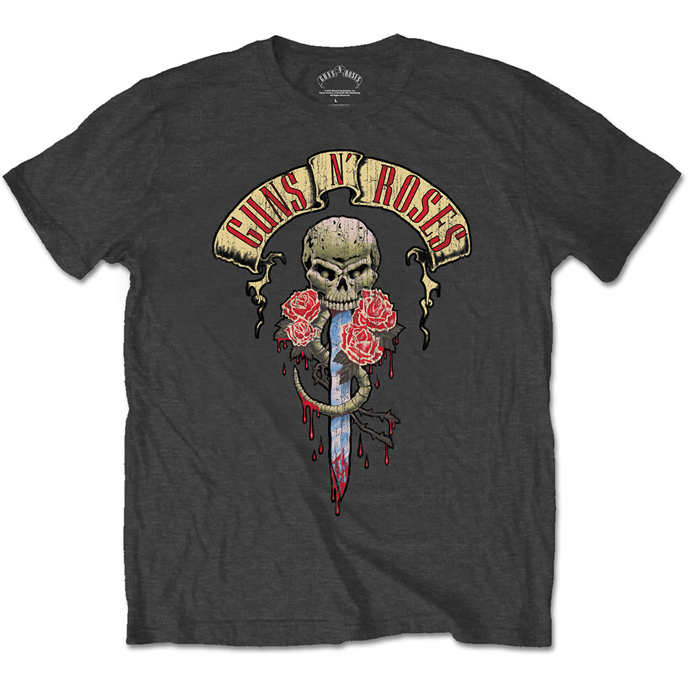 Guns N' Roses Unisex T-Shirt: Dripping Dagger