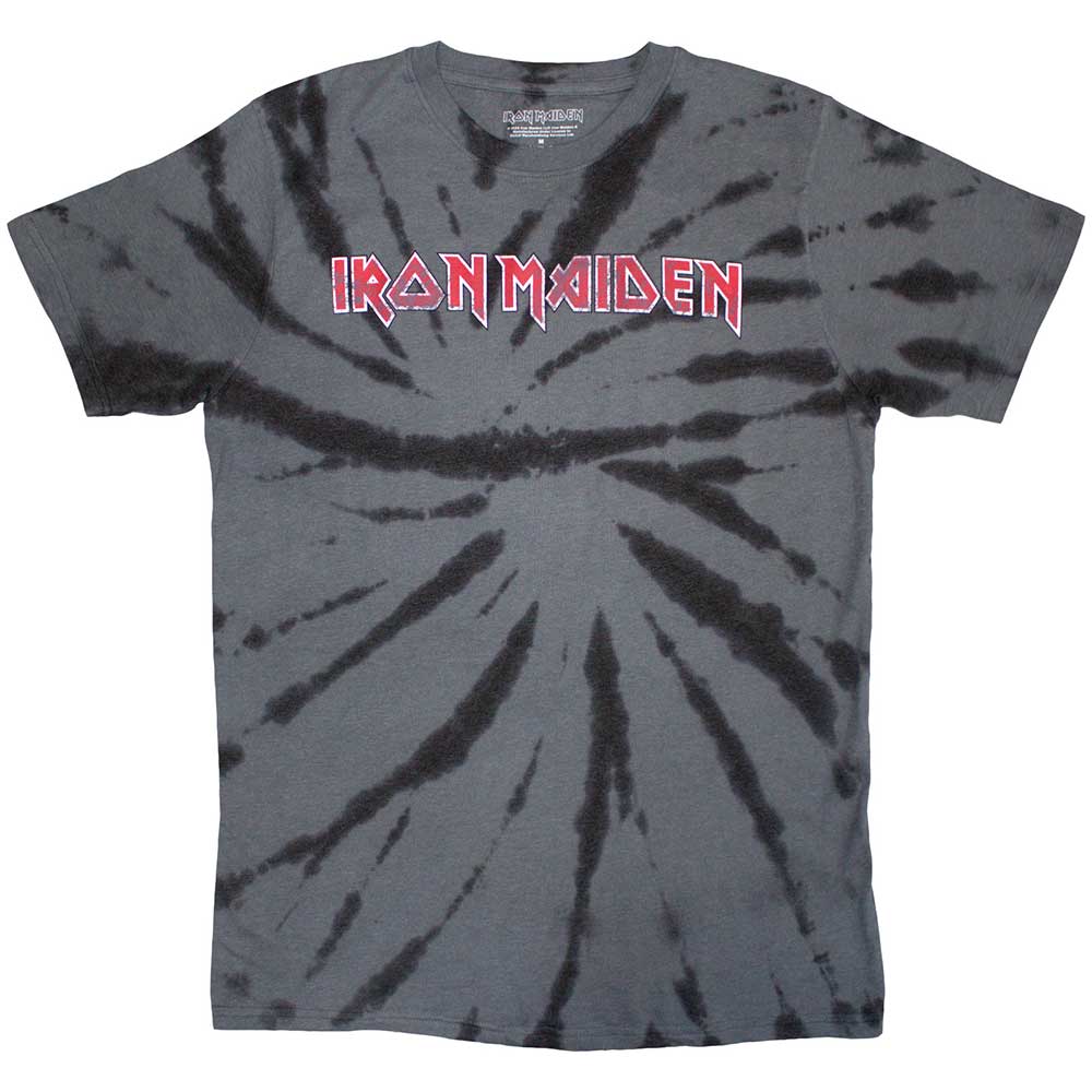 Iron Maiden Unisex T-Shirt: Logo Wash Collection
