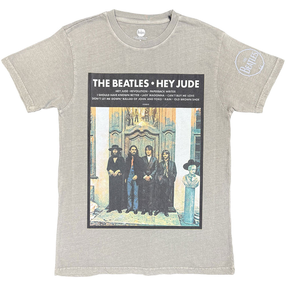 The Beatles Unisex T-Shirt: Doorway (Charcoal Grey)