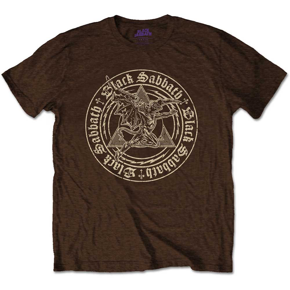 Black Sabbath Unisex T-Shirt: Henry Pyramid Emblem
