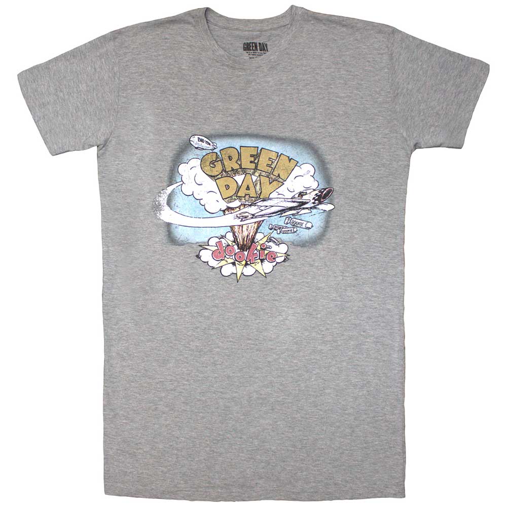 Green Day Vintage Dookie T Shirt Dress, M