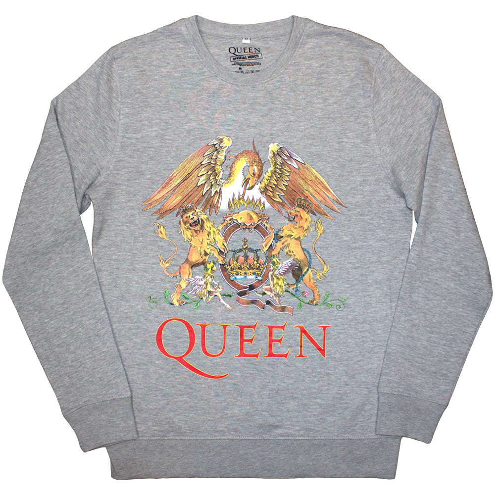 Queen Unisex Sweatshirt: Classic Crest