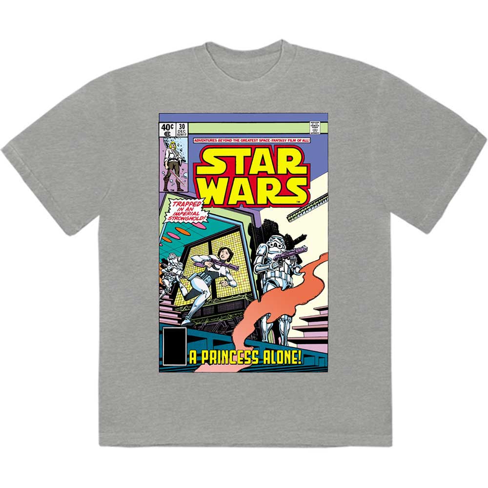Star Wars Unisex T-Shirt: A Princess Alone Comic Cover