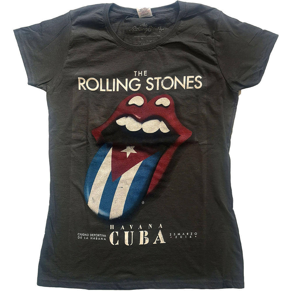 The Rolling Stones Ladies Tee: Havana Cuba