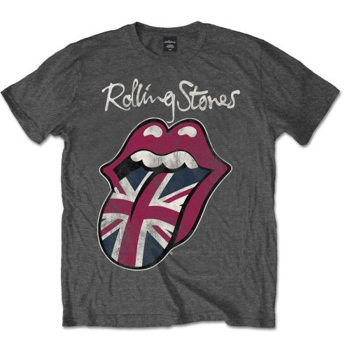 The Rolling Stones Unisex T-Shirt: Union Jack Tongue (Small)