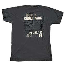 U2 Unisex T-Shirt: 360 Degree Tour Croke Park 2009 (Back Print) (Ex-Tour)