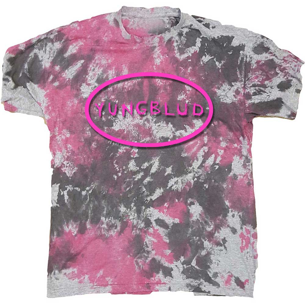 Yungblud Unisex T-Shirt: Scratch Logo Oval (Wash Collection)
