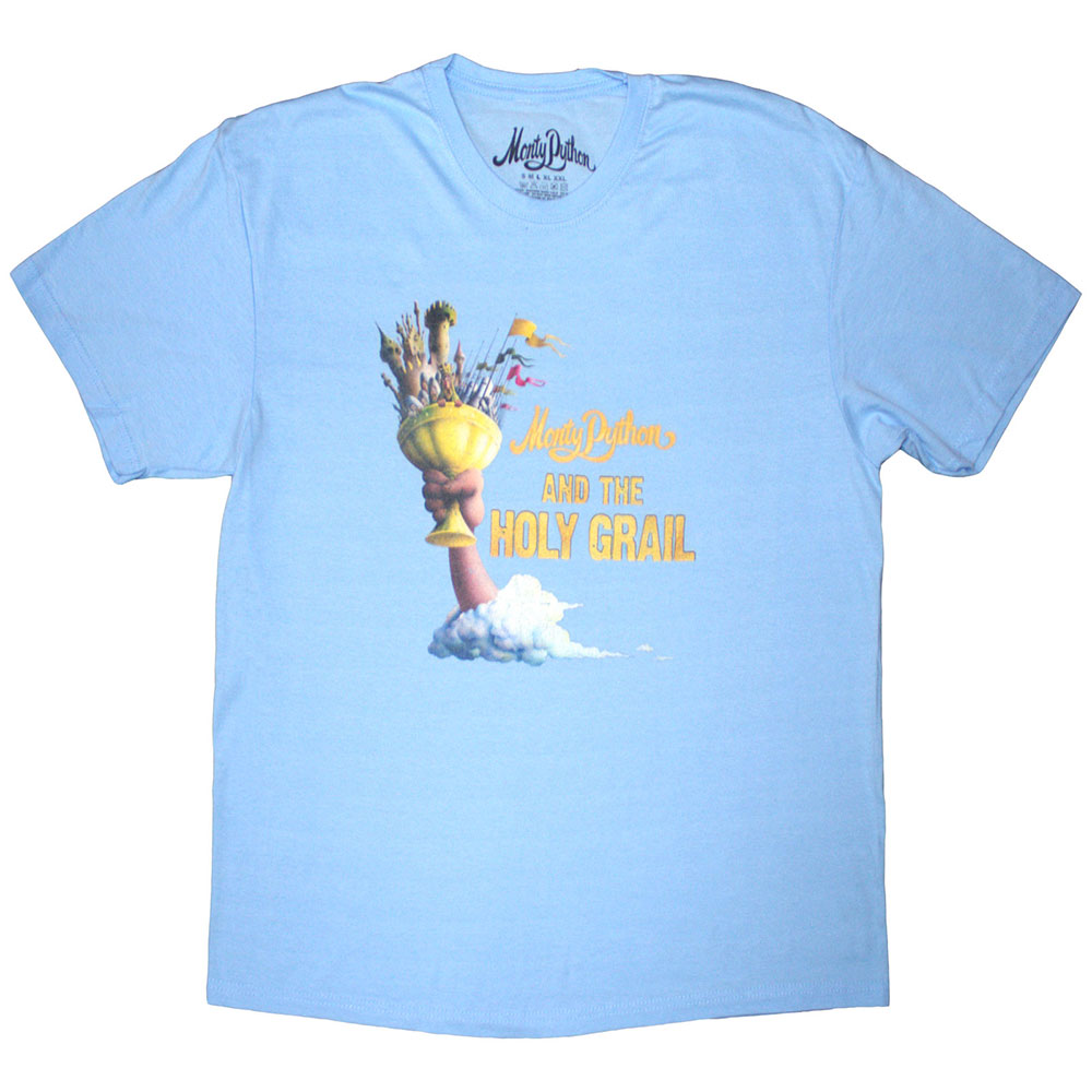 Monty Python Ladies T-Shirt: Holy Grail Lifted (Light Blue)