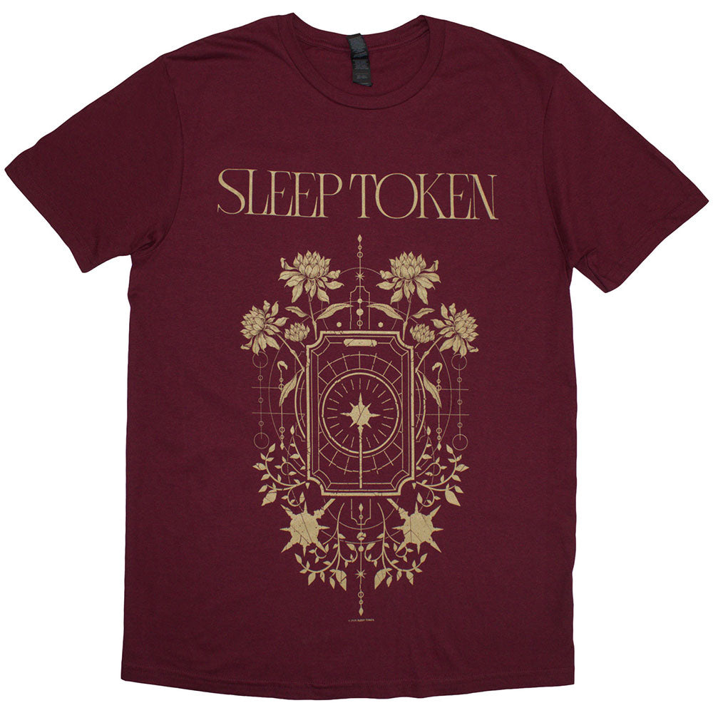 Sleep Token Unisex T-Shirt: Caramel (Maroon Red)