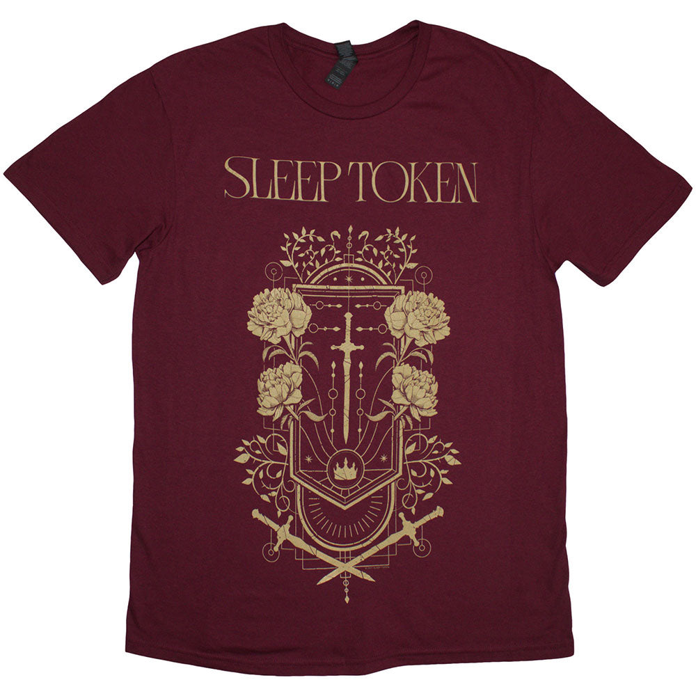 Sleep Token Unisex T-Shirt: Damocles (Maroon Red)
