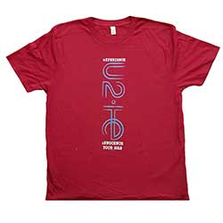 U2 Unisex T-Shirt: I+E 2018 Tour Dates (Back Print) (Ex-Tour)