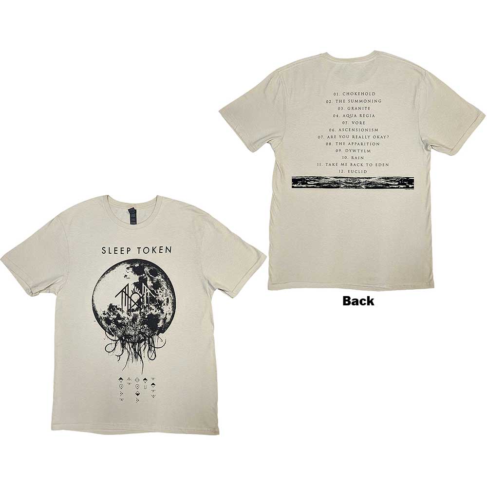 Sleep Token Unisex T-Shirt: Take Me Back To Eden (Back Print)