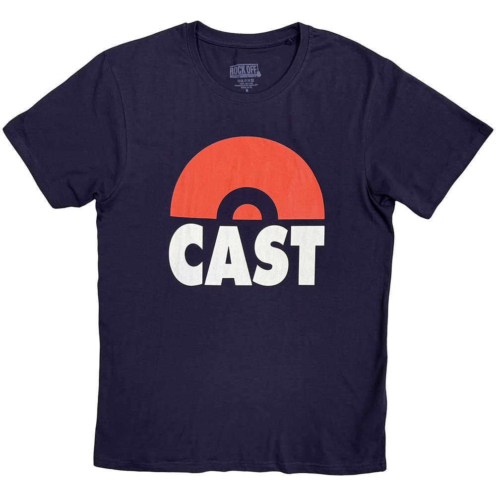 Cast Unisex T-Shirt: Classic Logo (Navy Blue)
