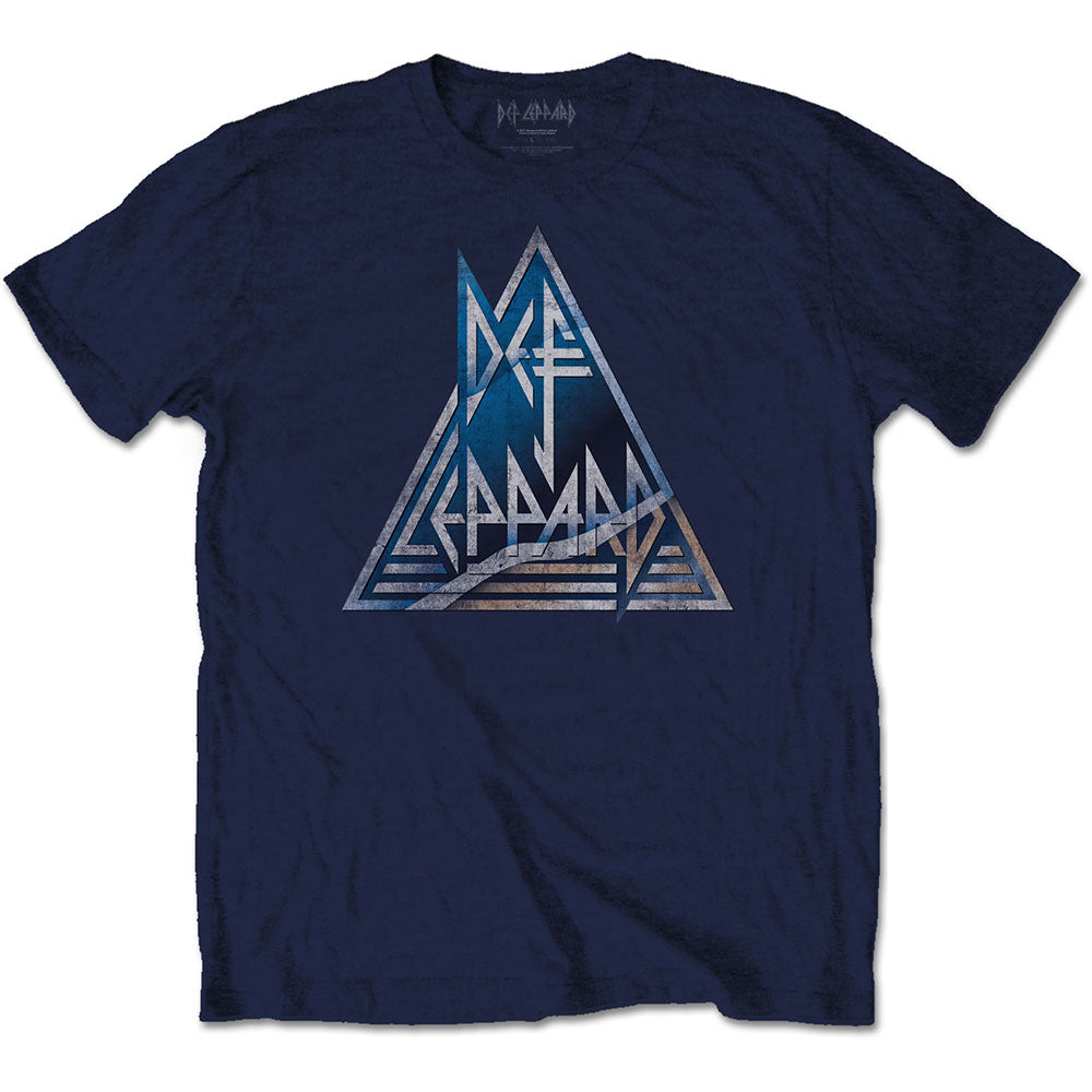 Def Leppard Unisex T-Shirt: Triangle Logo