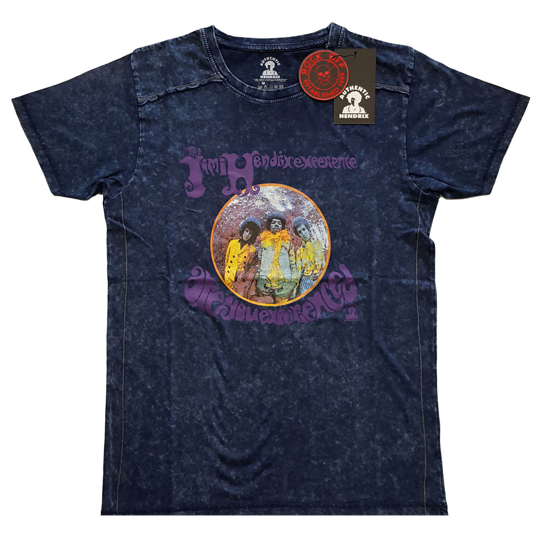 Jimi Hendrix Unisex T-Shirt: Experienced (Wash Collection)
