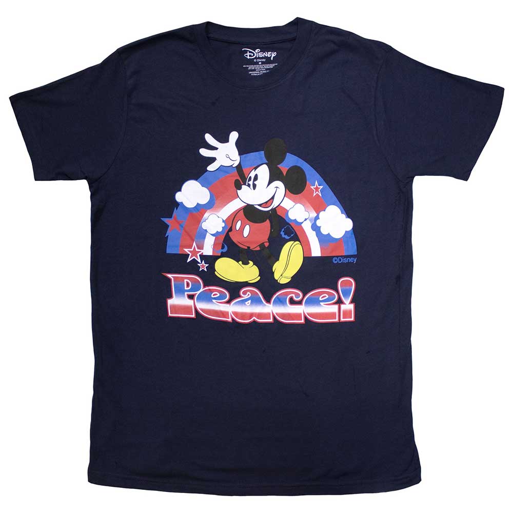 Mickey Mouse Unisex T-Shirt: Peace