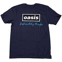 Oasis Unisex T-Shirt: Definitely Maybe Text Logo