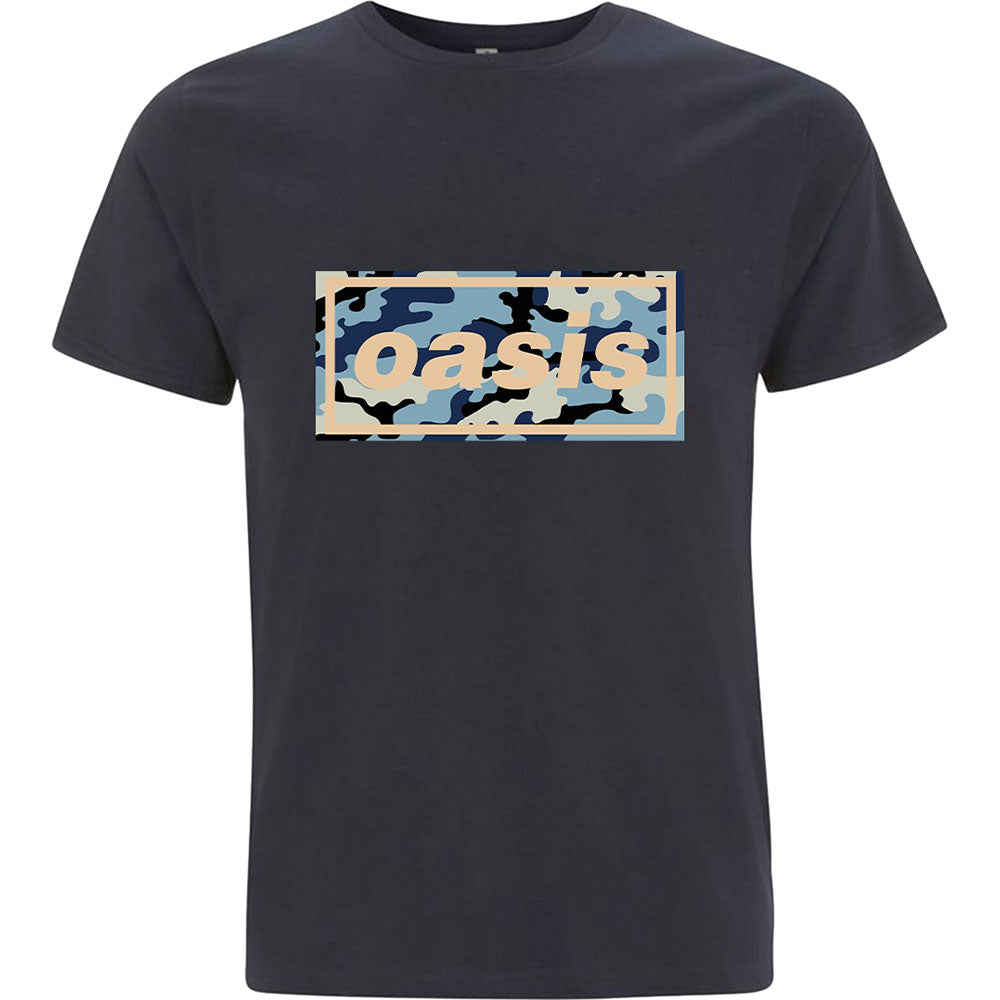 Oasis Unisex T-Shirt: Camo Logo