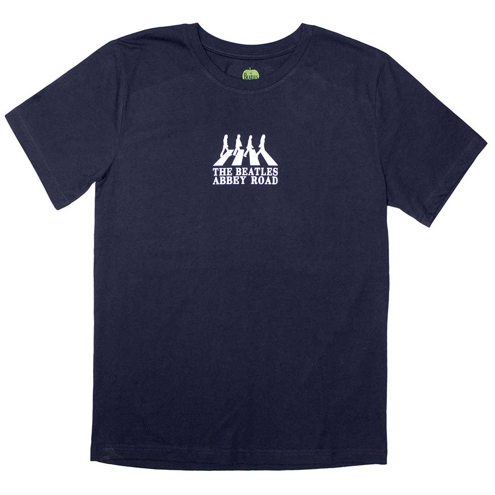 The Beatles Unisex T-Shirt: Mini Abbey Road Crossing Silhouette