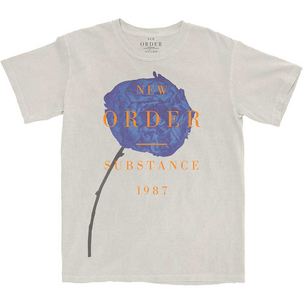 New Order Unisex T-Shirt: Spring Substance (Wash Collection)