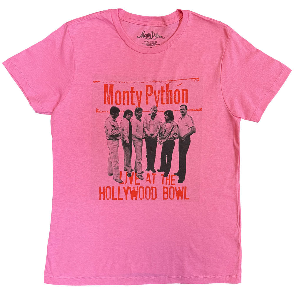 Monty Python Ladies T-Shirt: Hollywood Bowl (Pink)