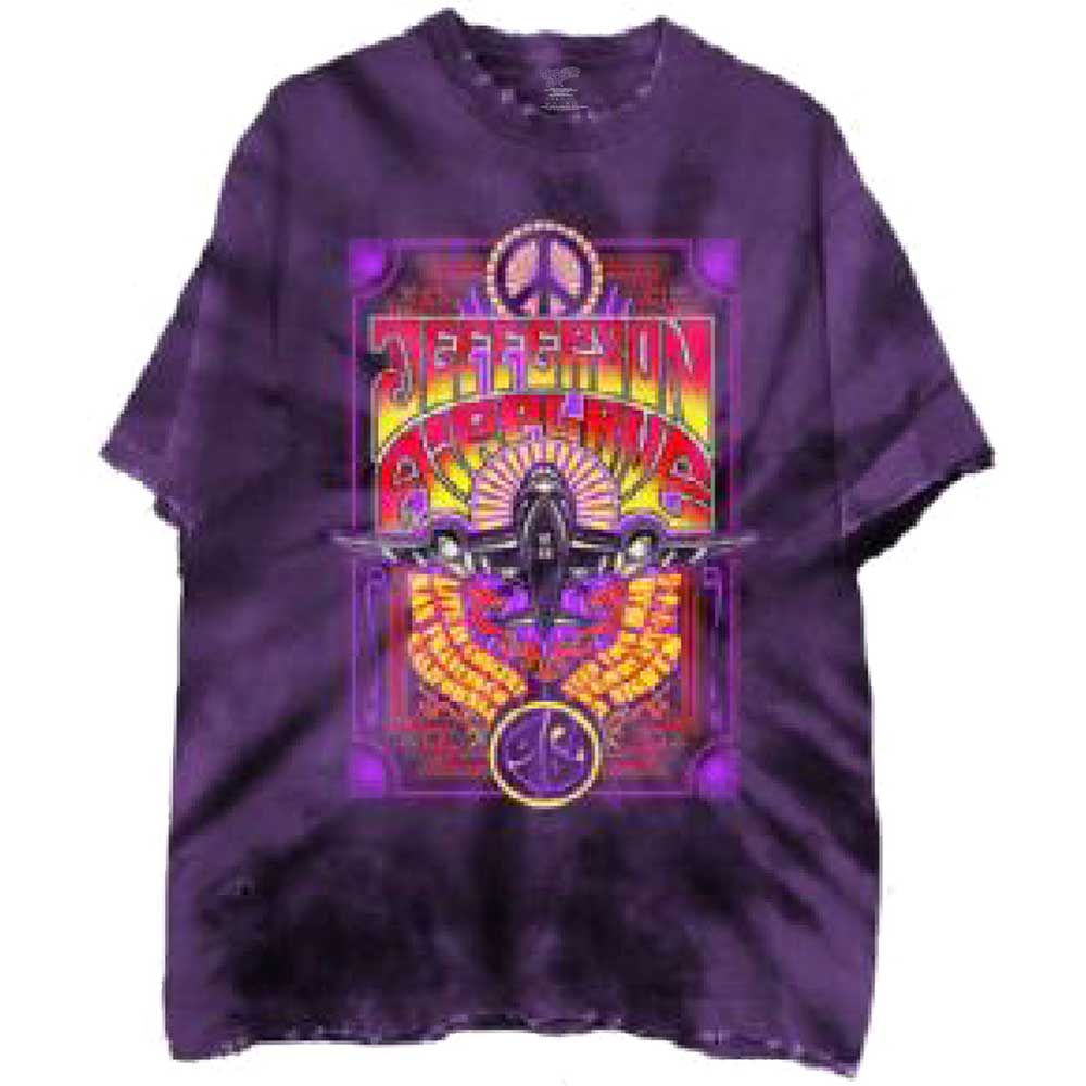 Jefferson Airplane Unisex T-Shirt: Live in San Francisco, CA (Wash Collection)