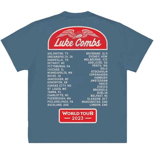 Luke Combs Unisex T-Shirt: Tour 23 Wings