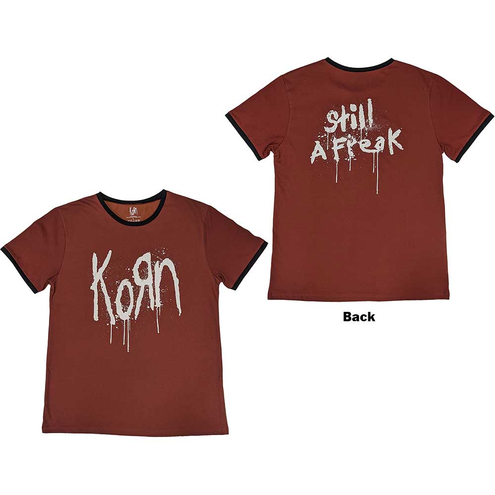Korn Unisex Ringer T-Shirt: Logo