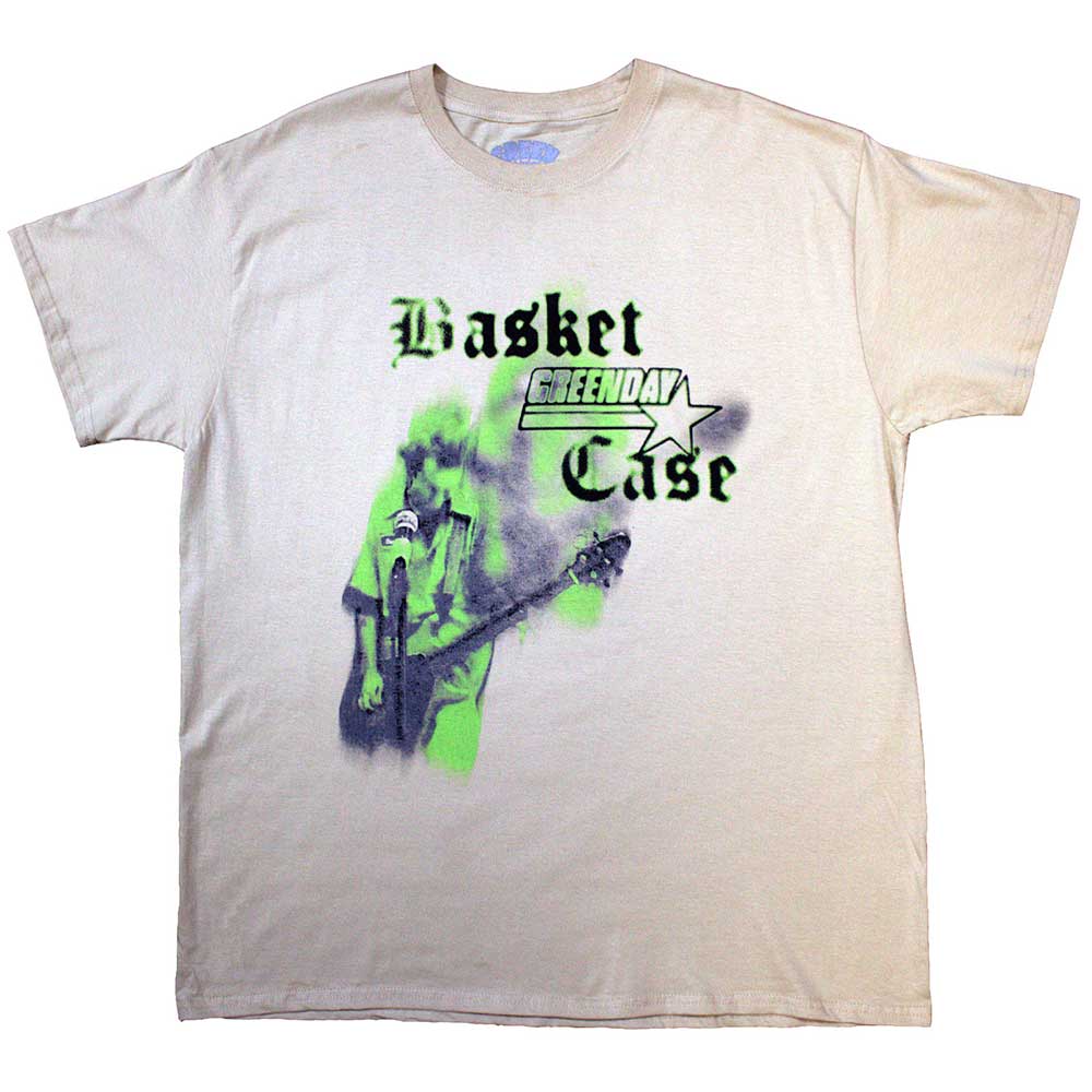 Green Day Unisex T-Shirt: Basket Case Mic Stand