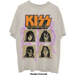 KISS Unisex T-Shirt: Lightning Photo