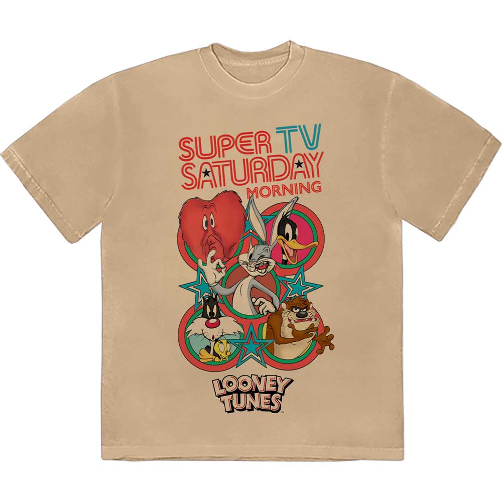 Looney Tunes Unisex T-Shirt: Super Saturday TV