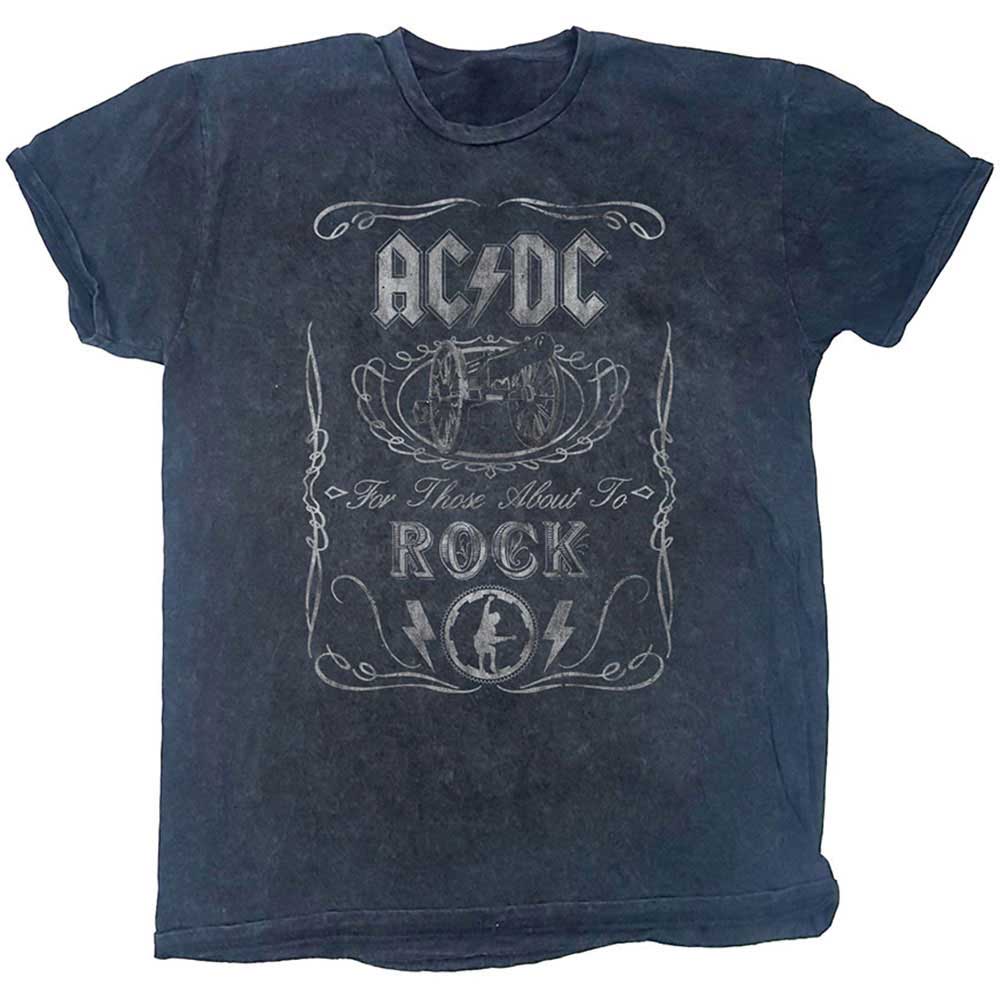 AC/DC Unisex T-Shirt: Cannon Swig (Wash Collection)
