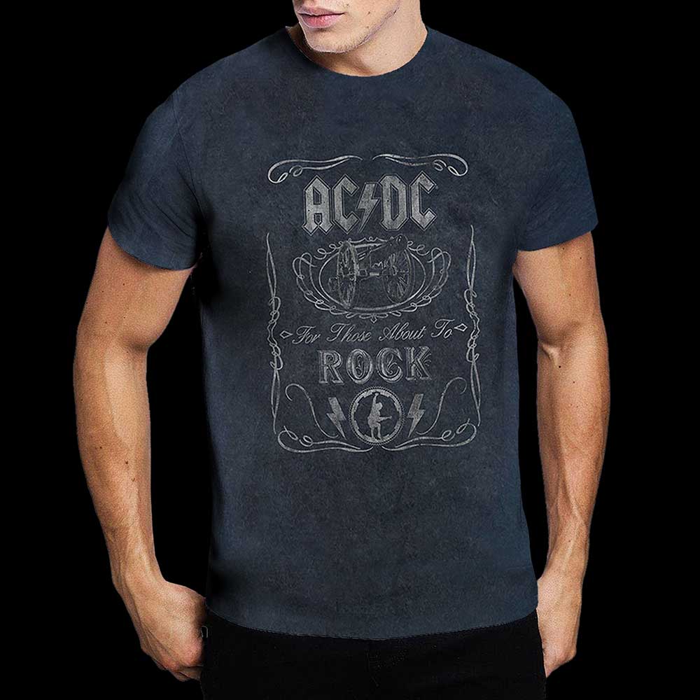 AC/DC Unisex T-Shirt: Cannon Swig (Wash Collection)
